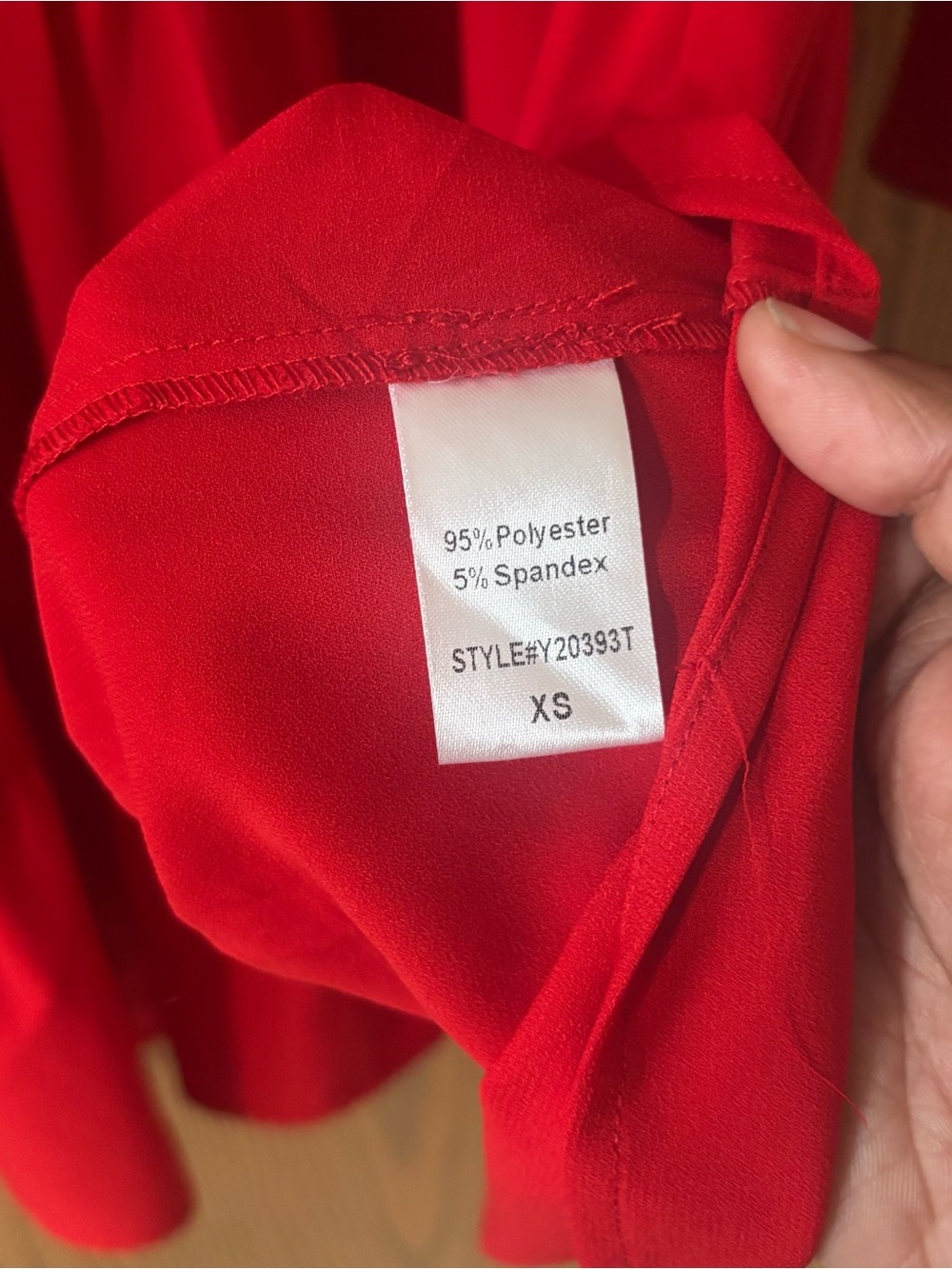 Pomander Place Red Tiered Dress size XS NWOT - Picture 4 of 5
